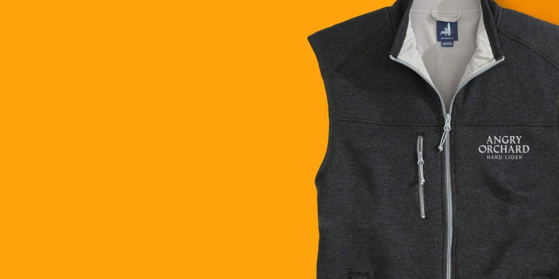 Men's Custom Fleece Vests